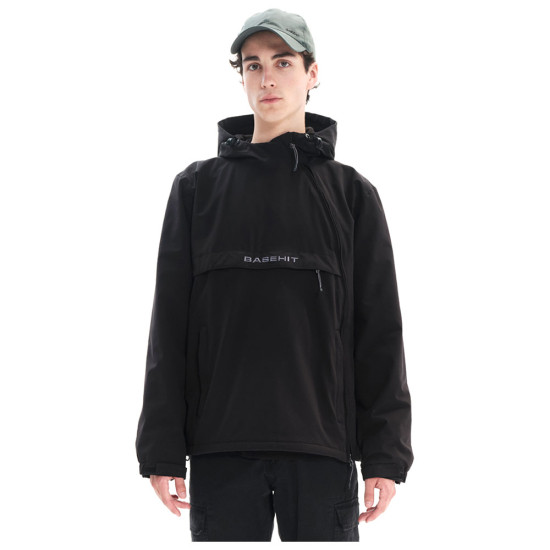Basehit Ανδρικό μπουφάν Men's Pullover Jacket with Hood